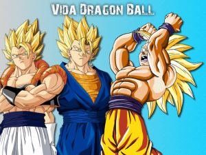 Promocionando Dragon Ball Anime Manga Wallpaper Vegito Goku Vegeta