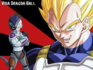 Vegeta y Freezer Promocionando Dragon Ball Anime Manga Wallpaper 